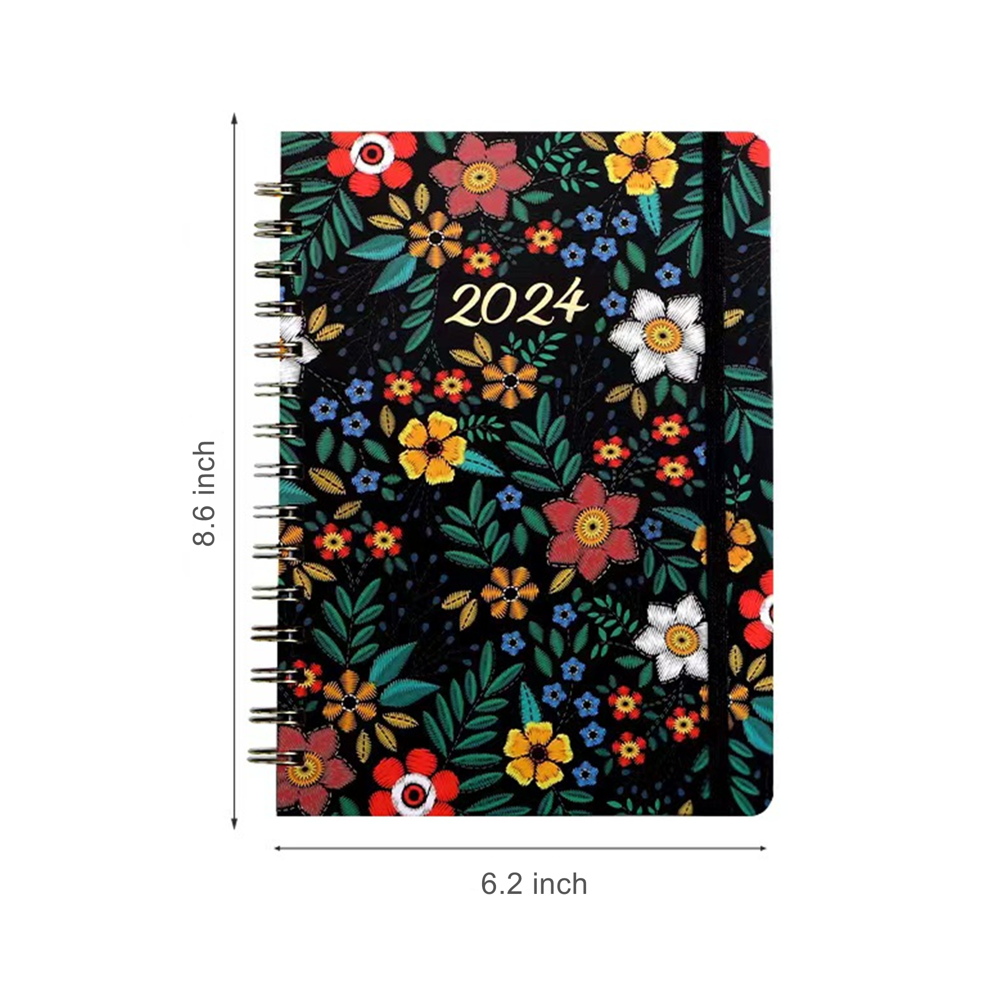 2024 Weekly Monthly Planner Spiral Notebook 4