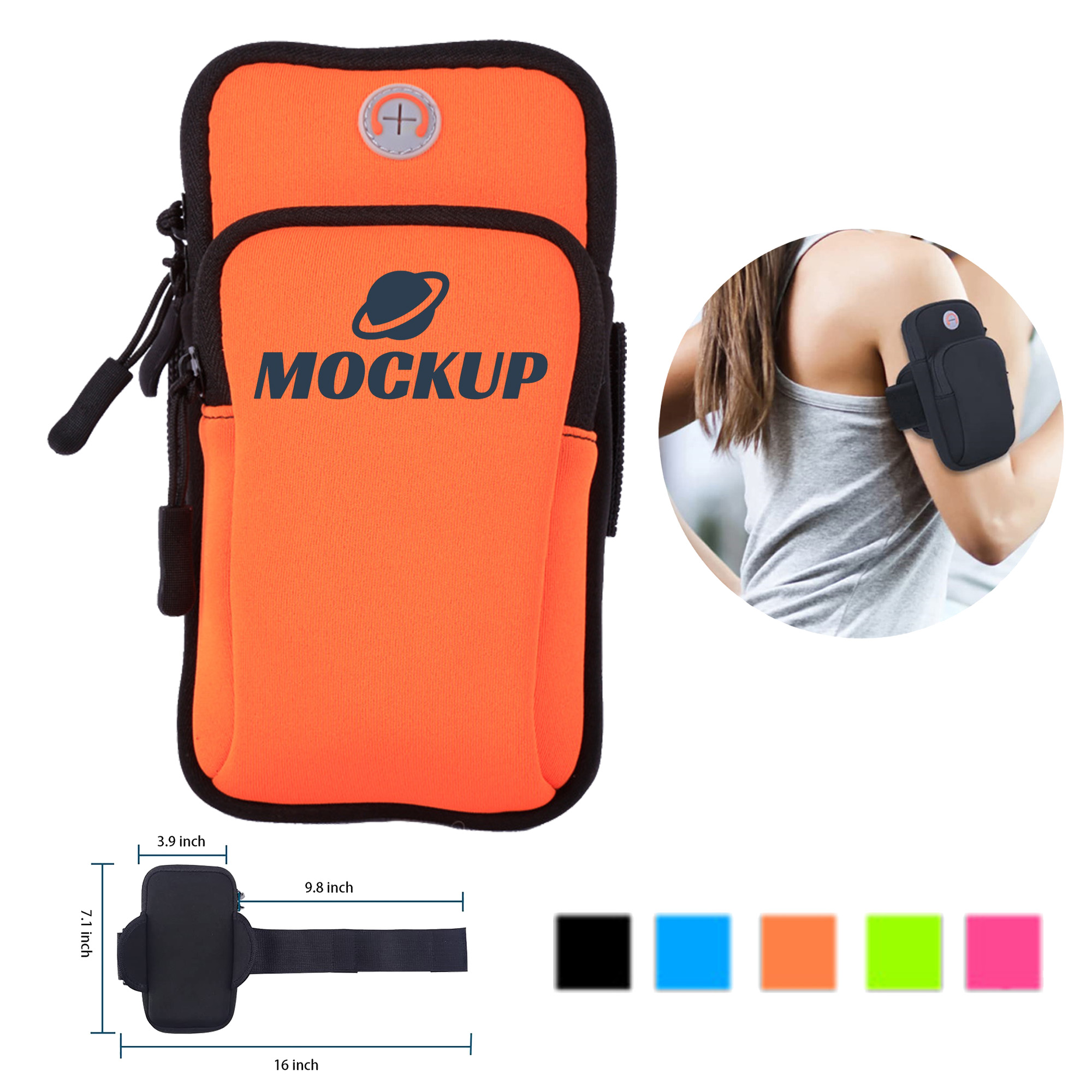 Sport Gym Arm Band Sleeve Bag 6