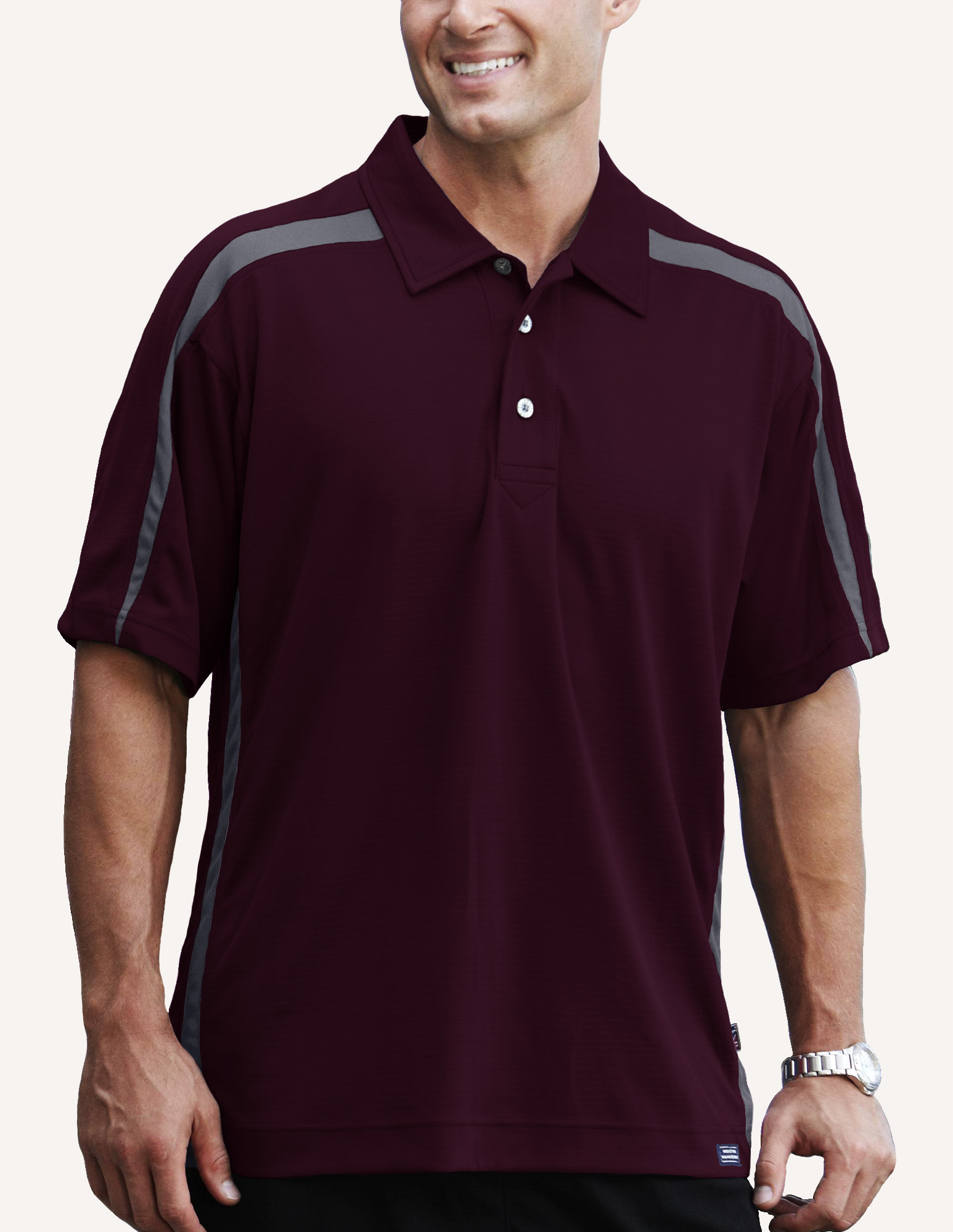 Men's Titan Converse Ottoman - Color Block Polo Shirt 6