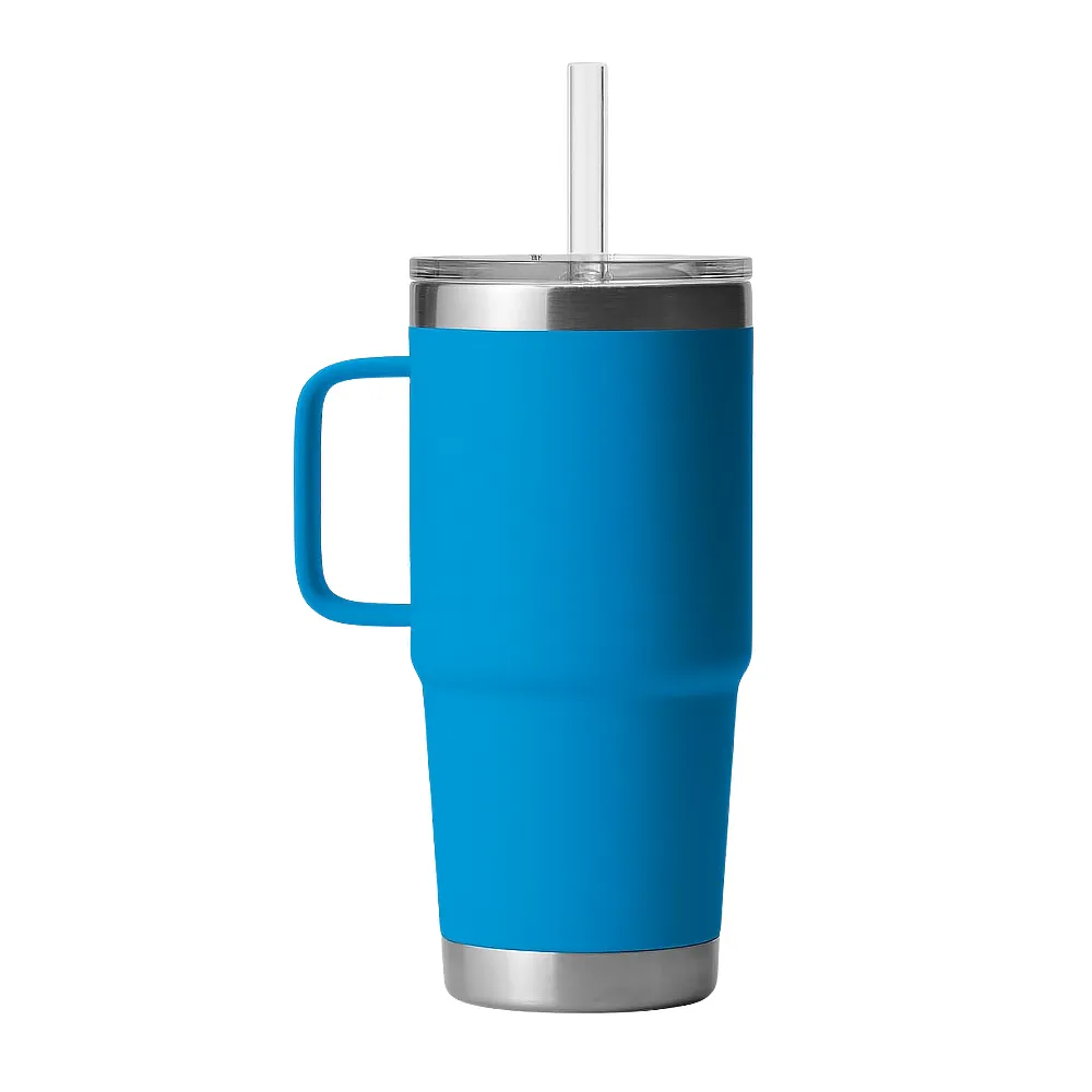 25oz. Insulated Tumbler with Handle and Straw 4