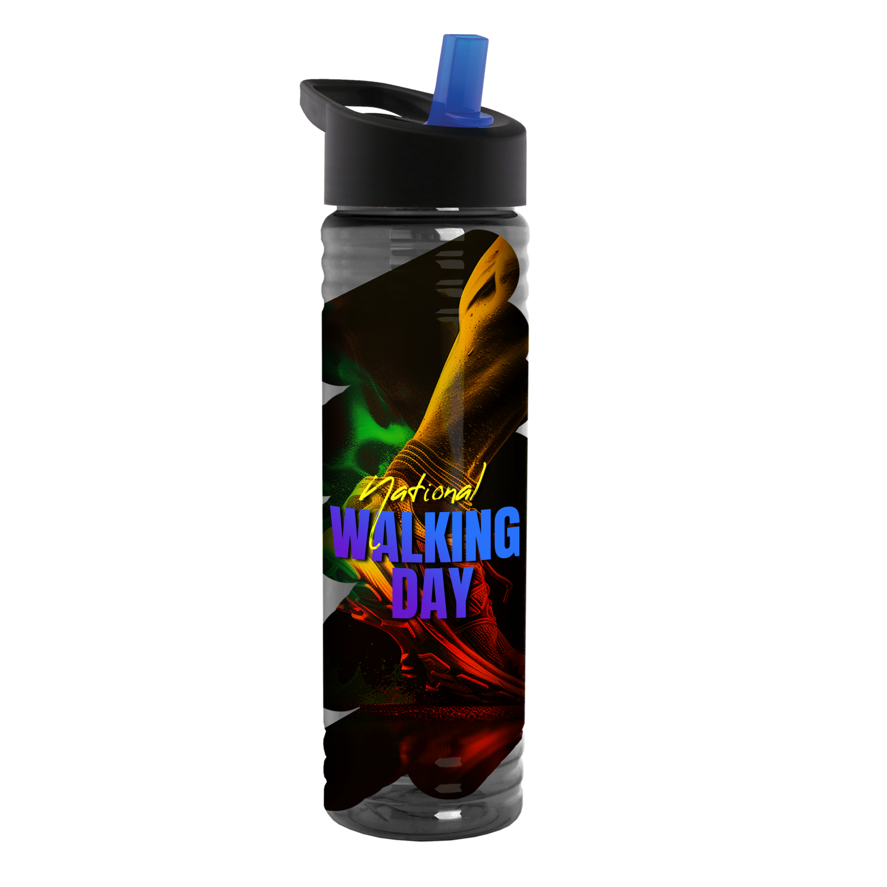 Garyline® Slim Fit Bottle with Flip-Straw Lid - 24 oz. 50