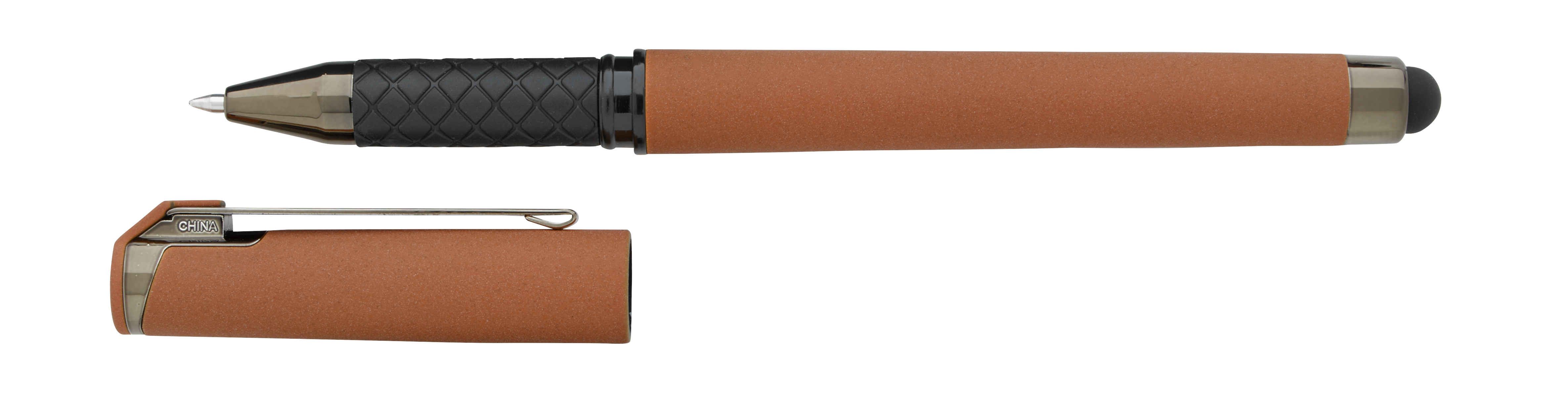 Good Value™ Cali Stylus Gunmetal Suede RABS Pen 81