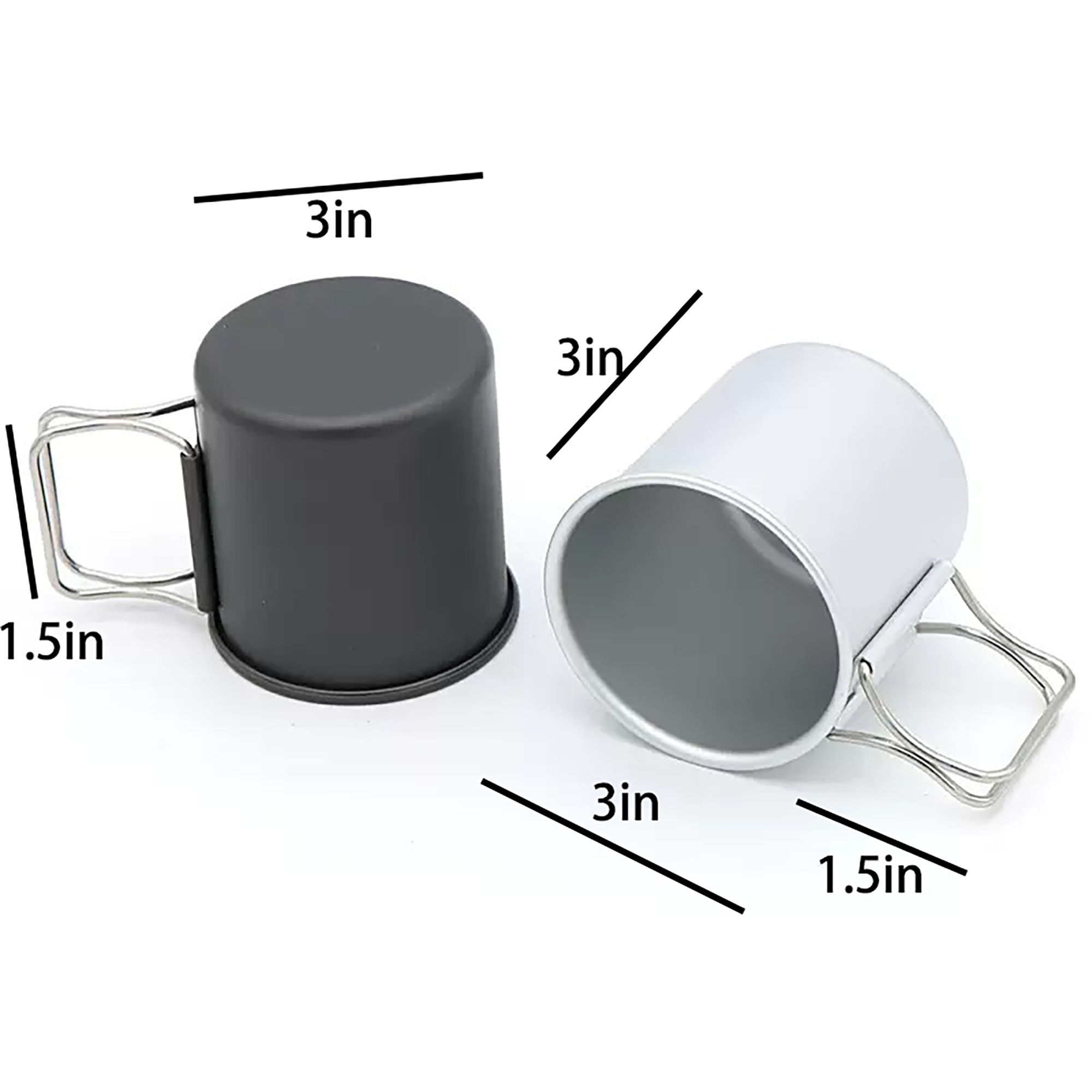 Durable 10oz Aluminum Outdoor Travel Mug 3