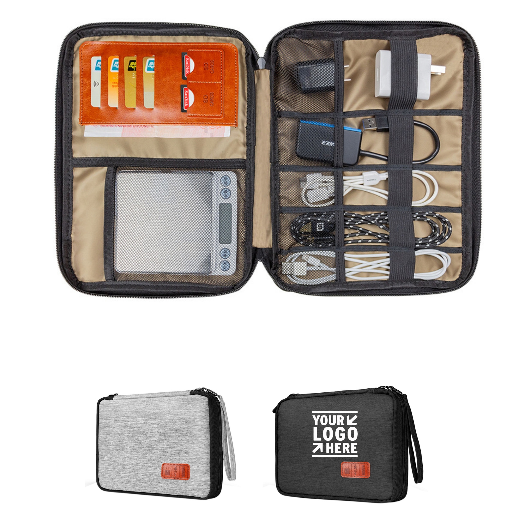 Portable Electronics Organizer Bag 2