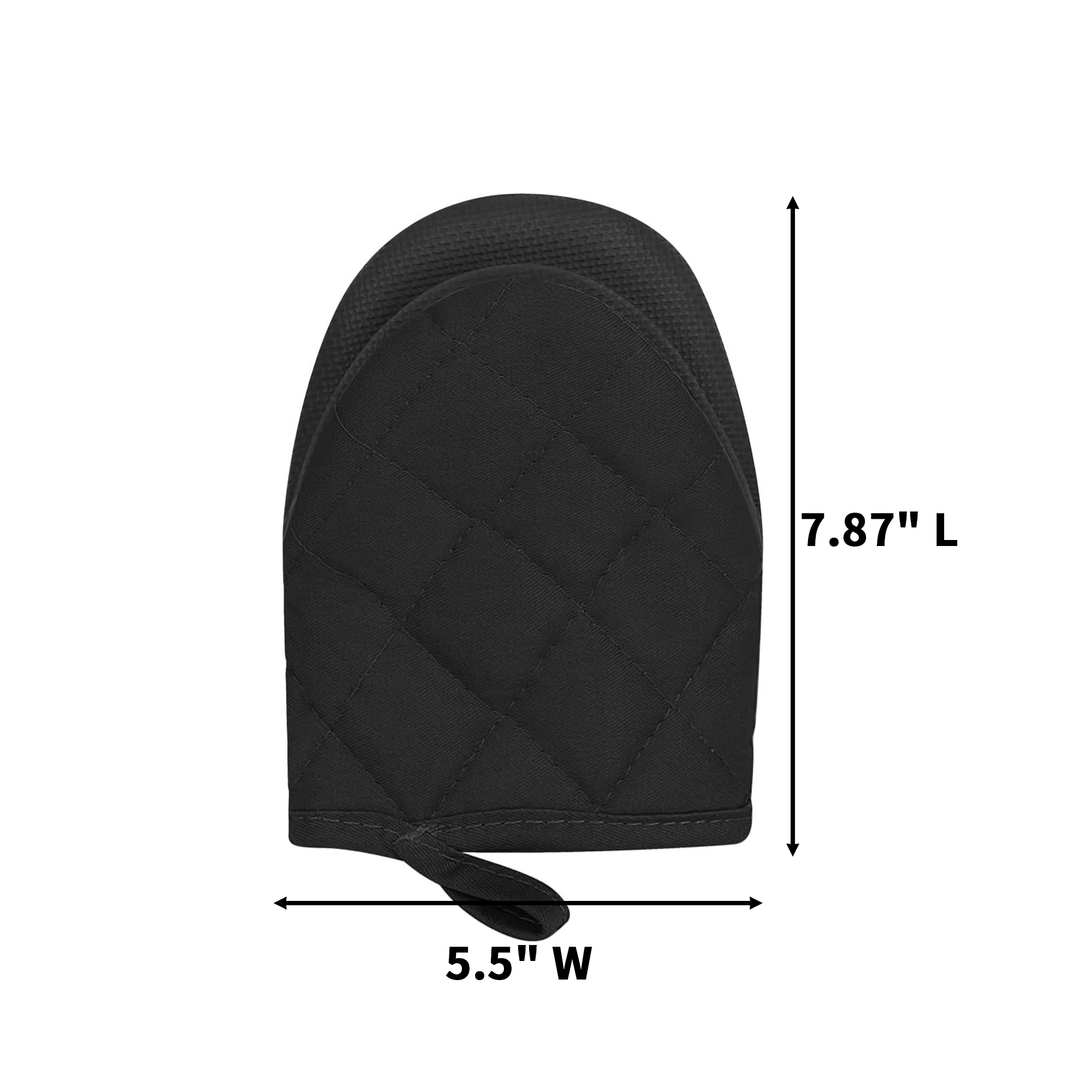 Honeycomb Texture Oven Glove With Cotton Lining 7.87" Length X 5.5" Width 1
