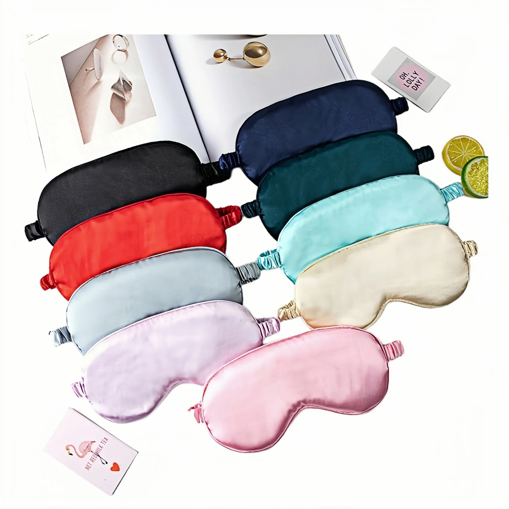 Smooth Silk Satin Eye Mask For Sleep 4