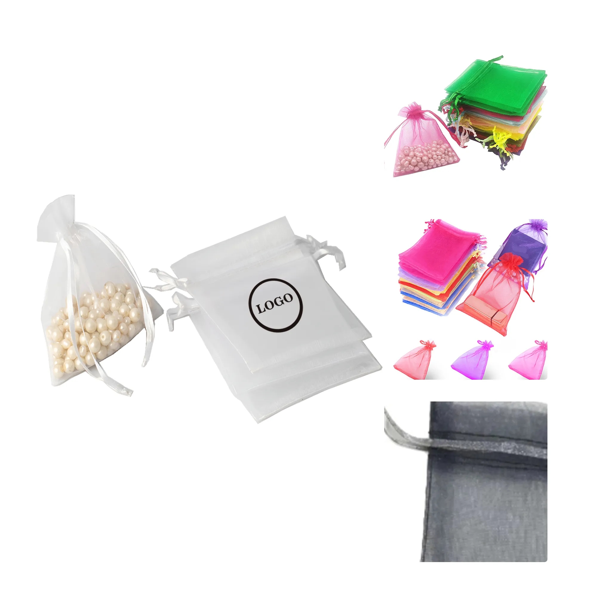 Drawstring Organza Gift Bags