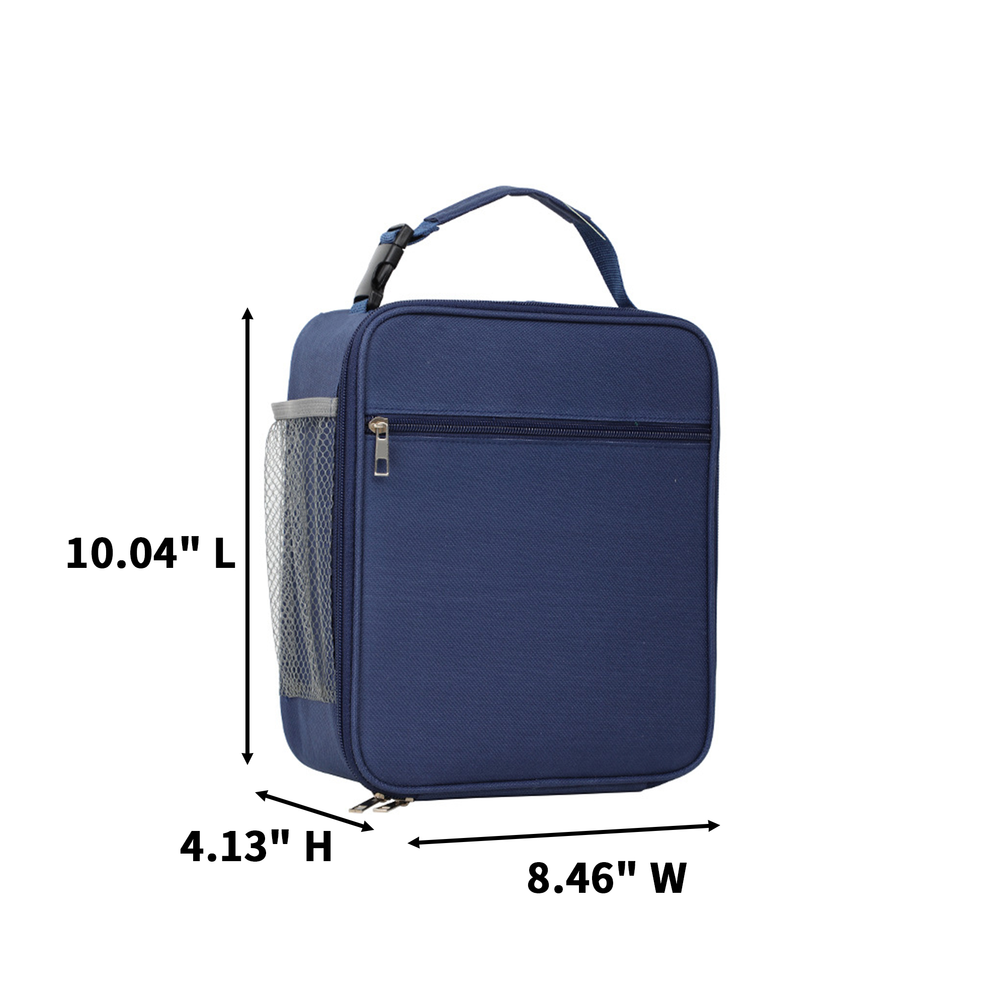Insulated Oxford Lunch Bag 10.04 x 8.46 x 4.13" 2