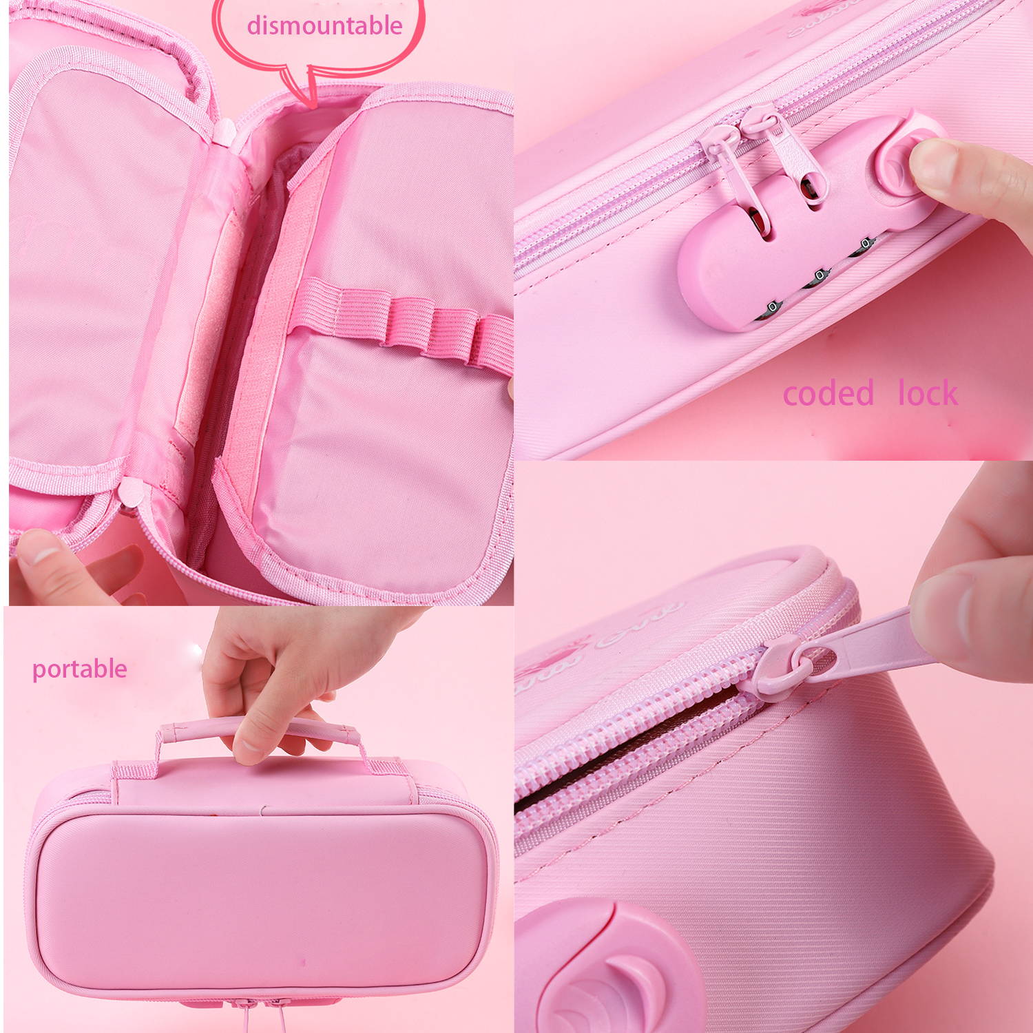 Pencil Case Lockbox With Code 8