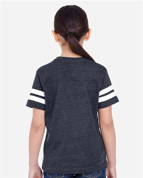 Youth Football Fine Jersey Tee - 6137 22