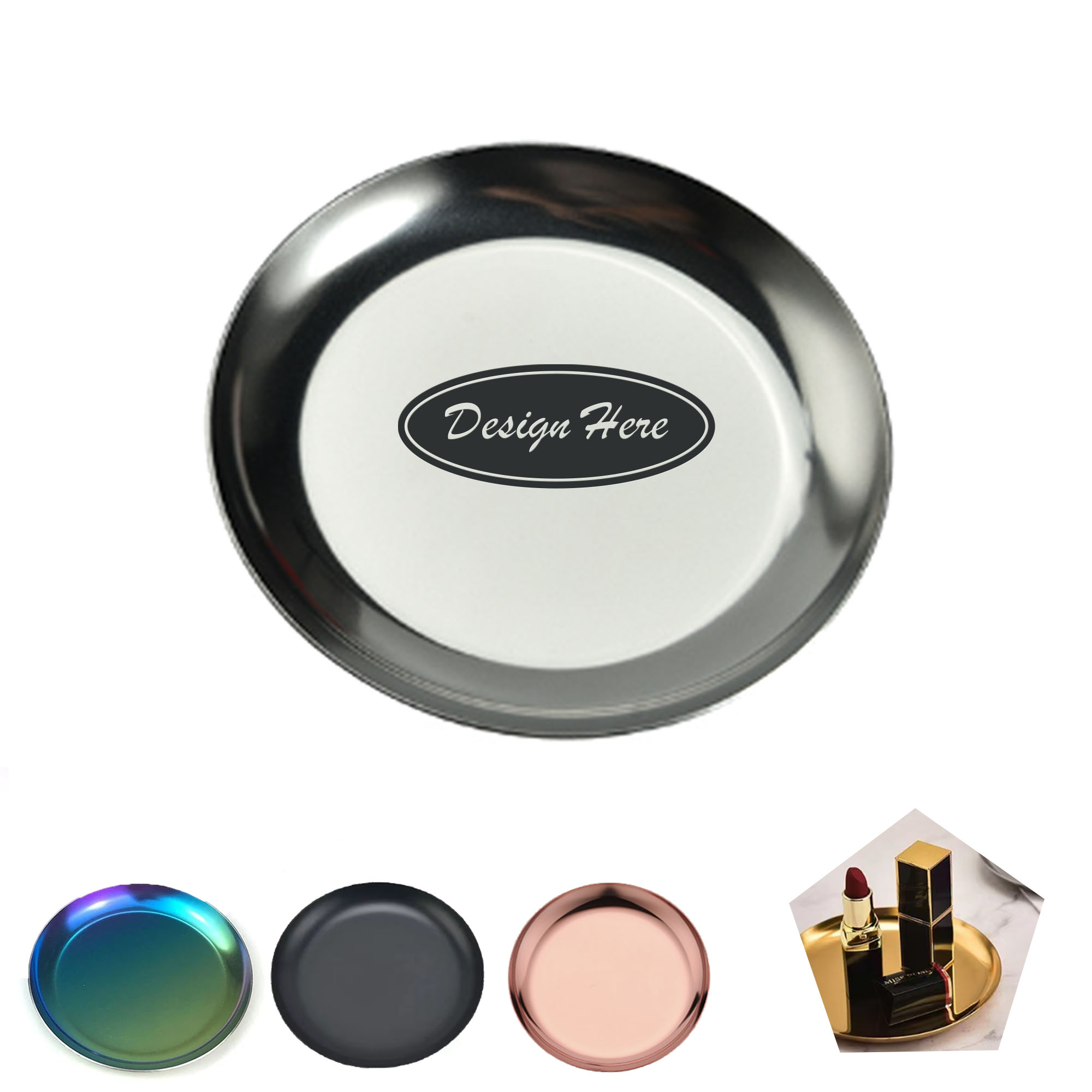 Metallic Jewelry Storage Dish 2