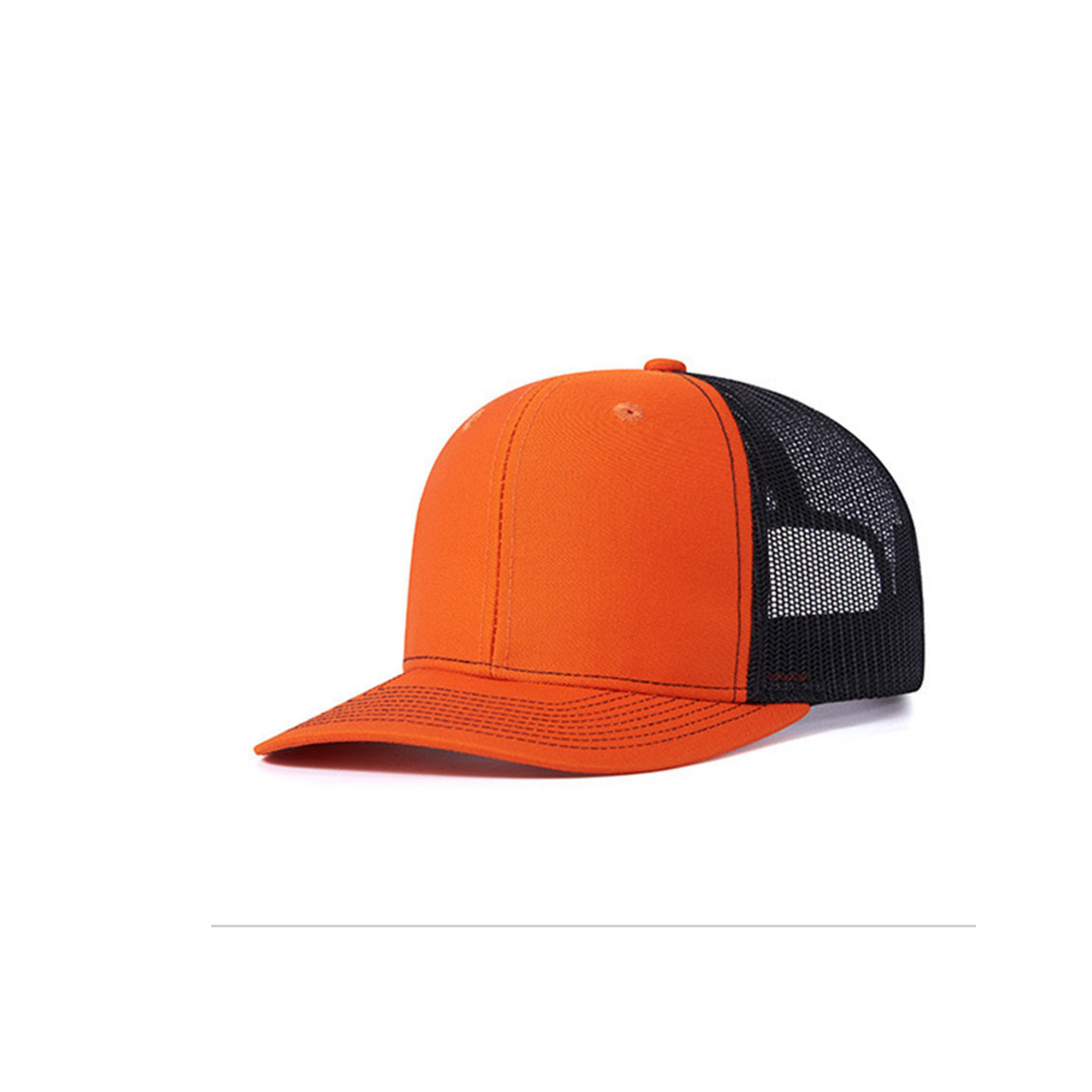 Brushed Cotton Mesh Trucker Cap Adjustable Fit 8