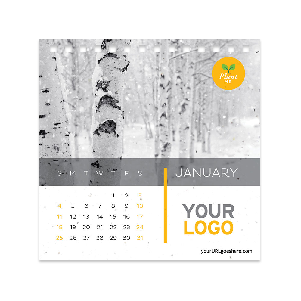 Custom Photo Plantable Eco Calendars 5