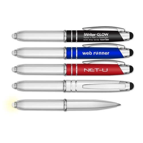 iWriter Glow Metal Stylus Pen with LED Light