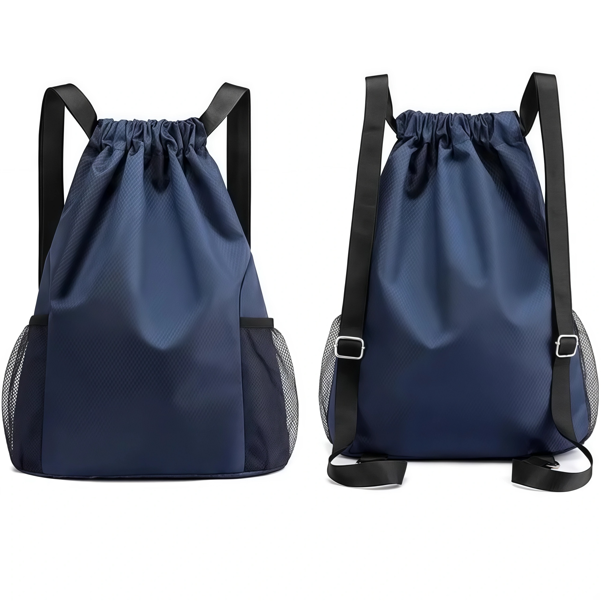 Waterproof Draw String Back Sack with Side Pockets 3