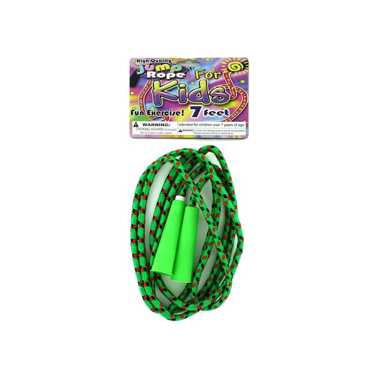 Kids Jump Ropes - Multicolor Nylon 7' 1