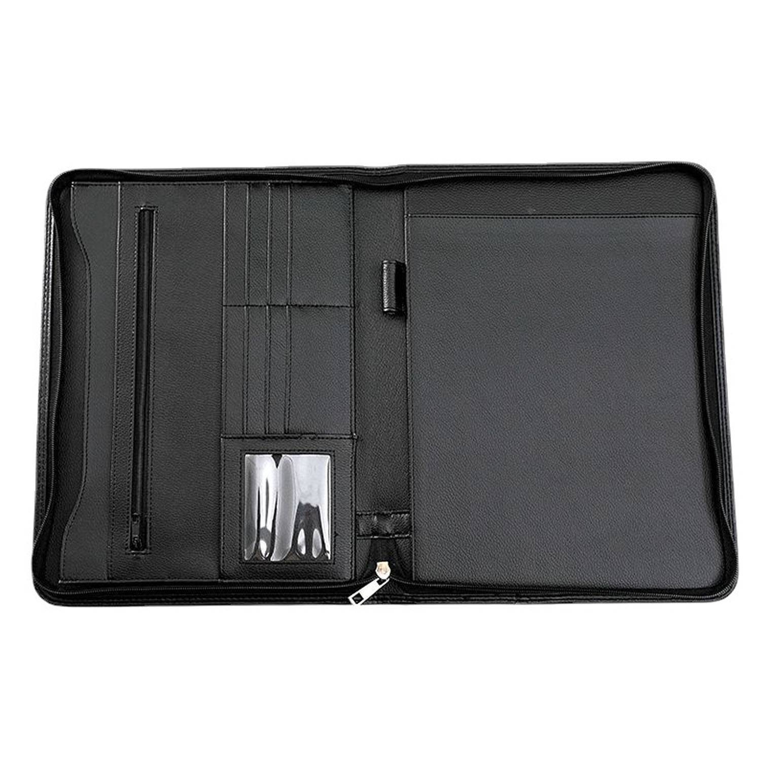 PU Zippered Portfolio Notepad 4