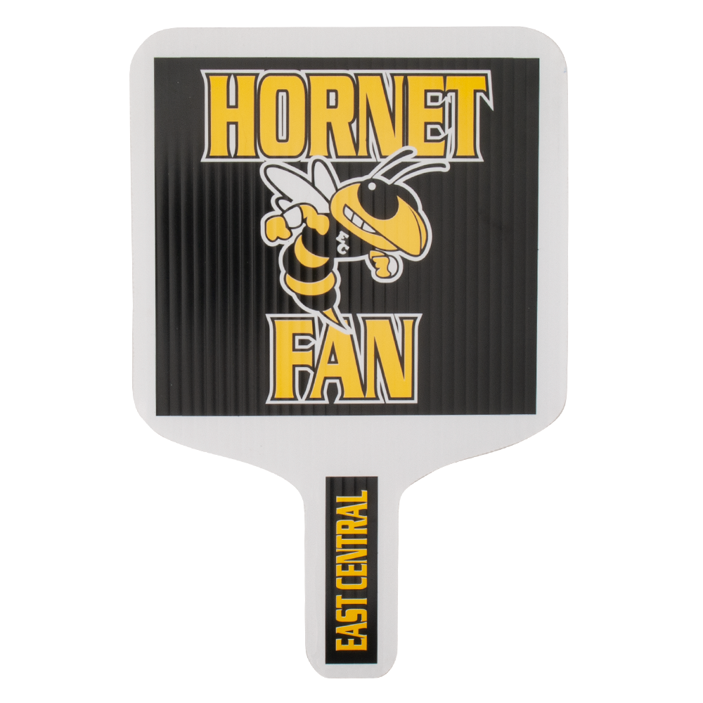 Standard Shape Hand Fan, Screen Printed 38