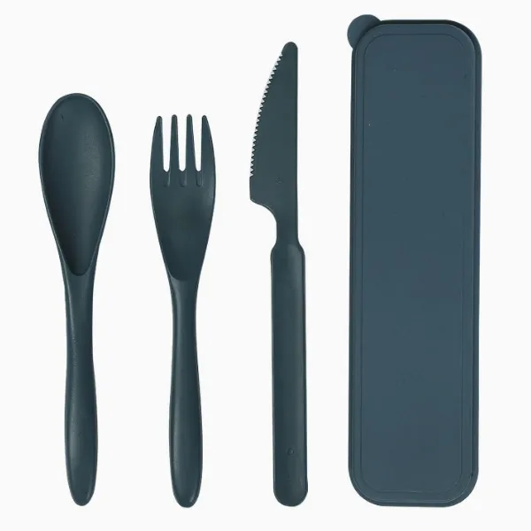 Eco-Friendly 3-in-1 Wheat Straw Utensil Set 6