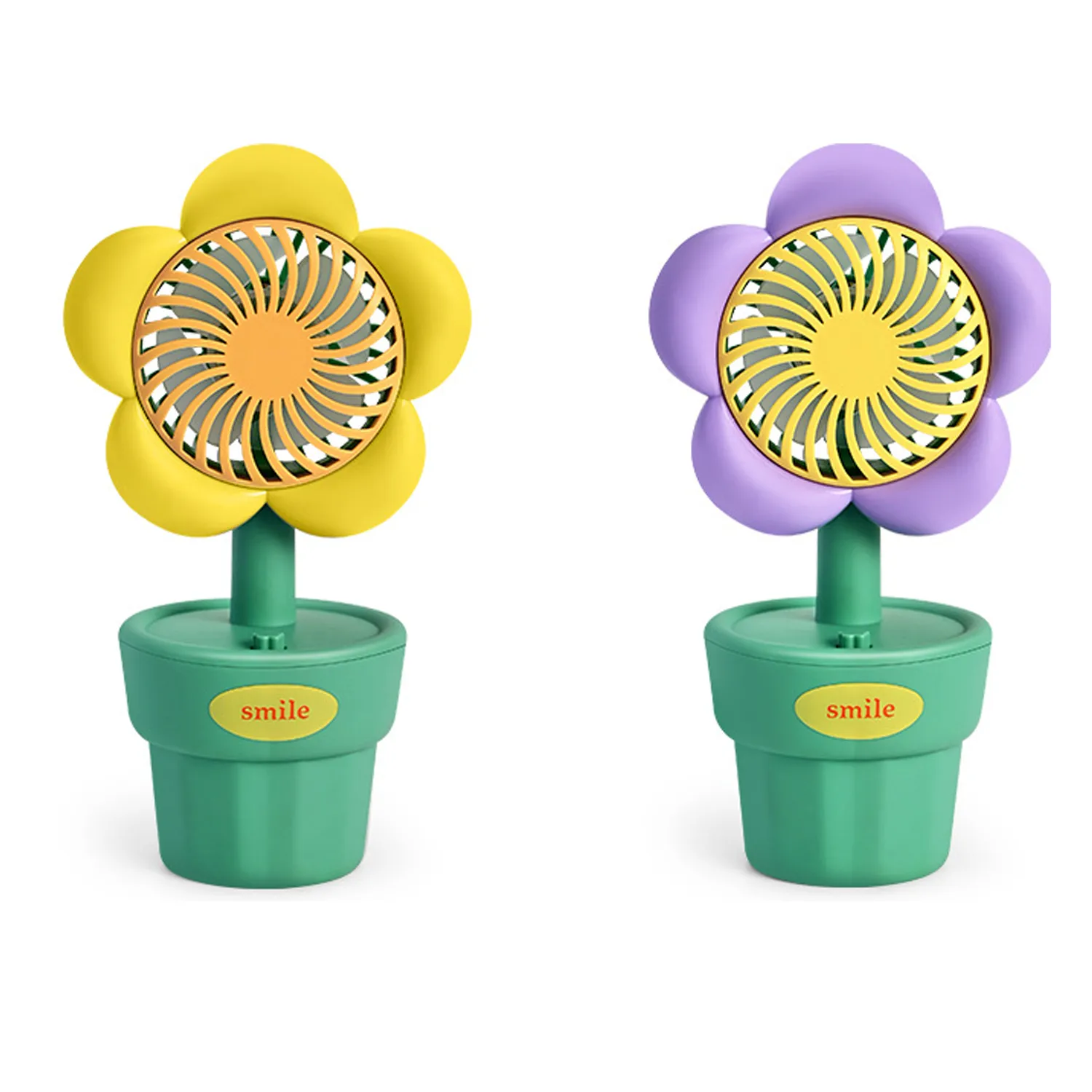USB Cartoon Flower Small Fan 3