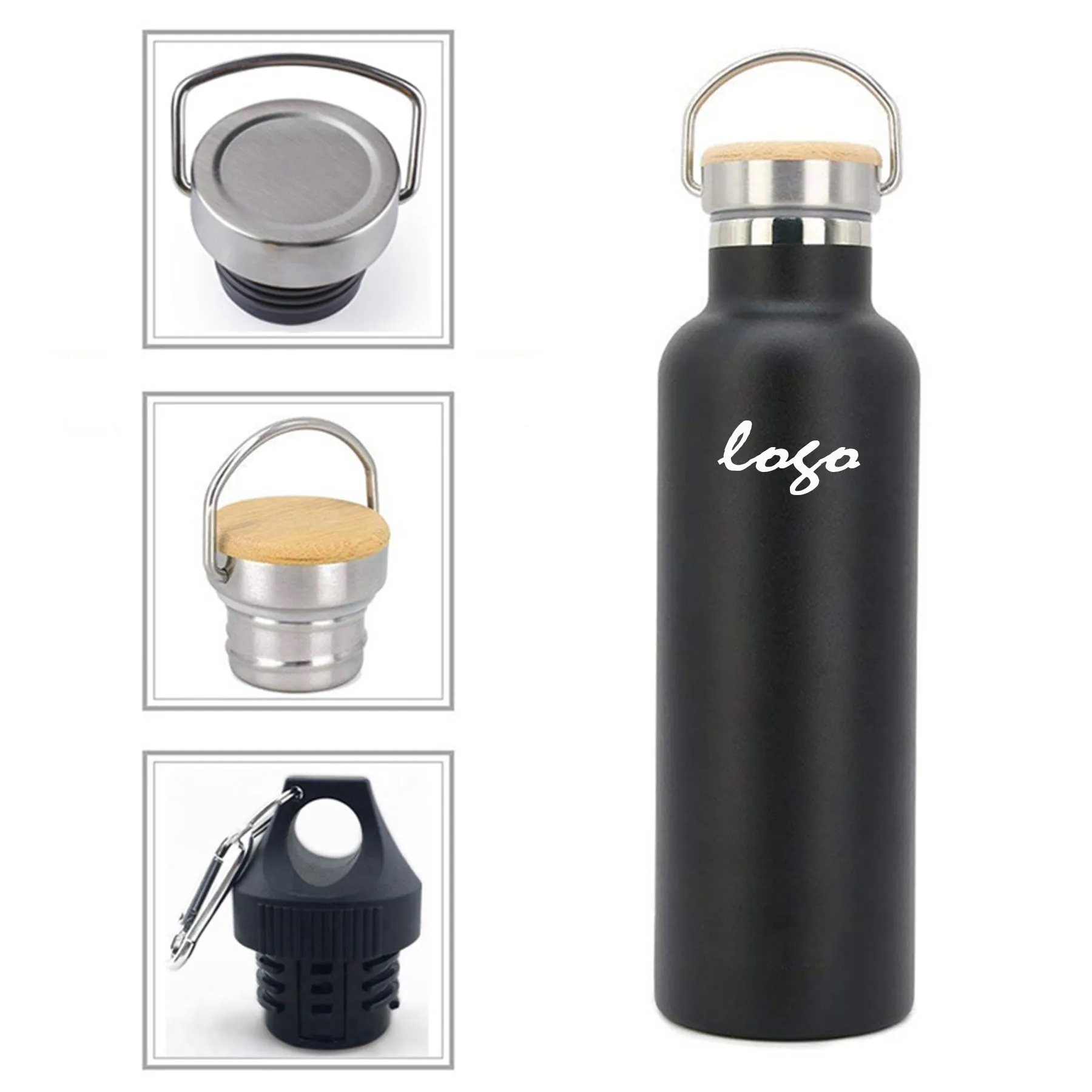 25 oz vacuum water bottle, custom water bottle with logo imprint 4