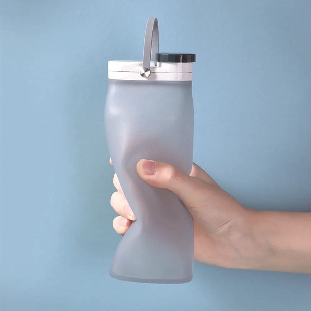 20oz Collapsible Water Bottle with Triple Leak Proof 2