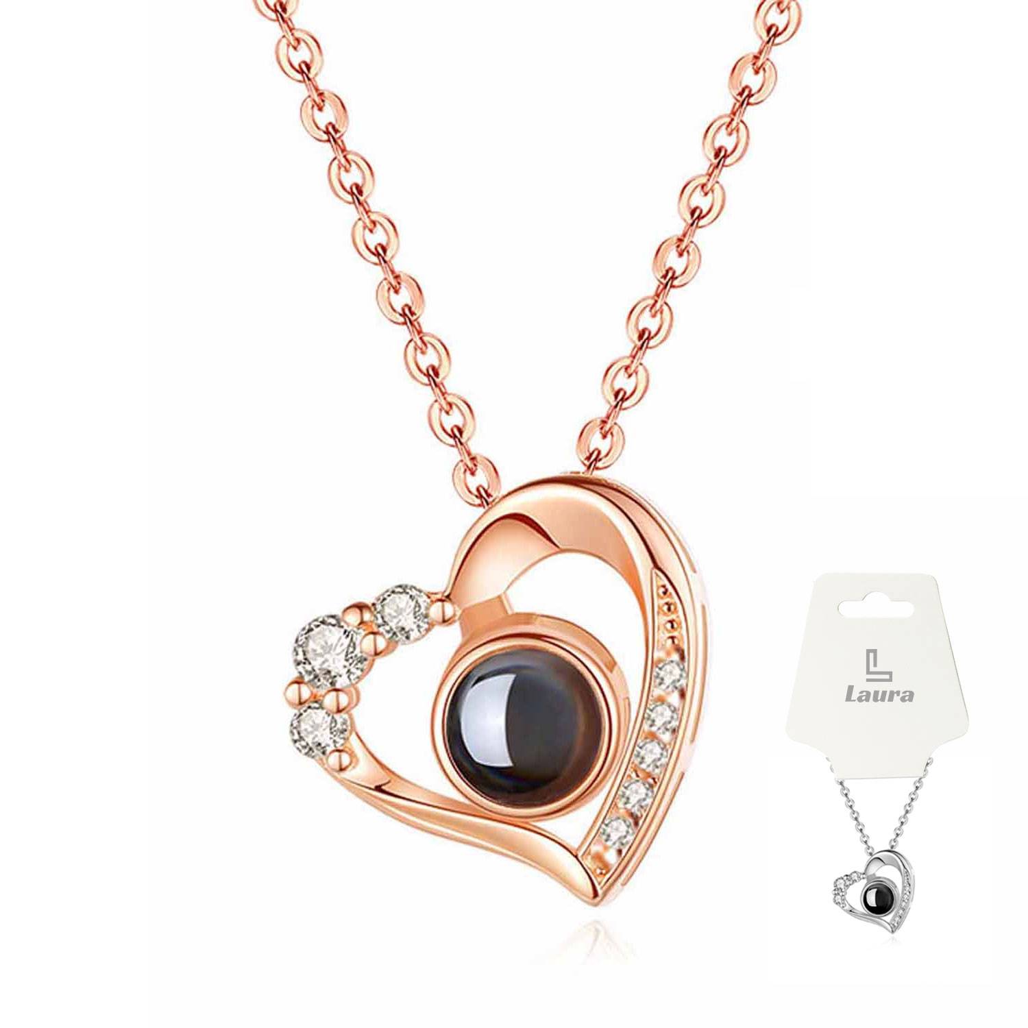 I love you custom Pendant necklace 2