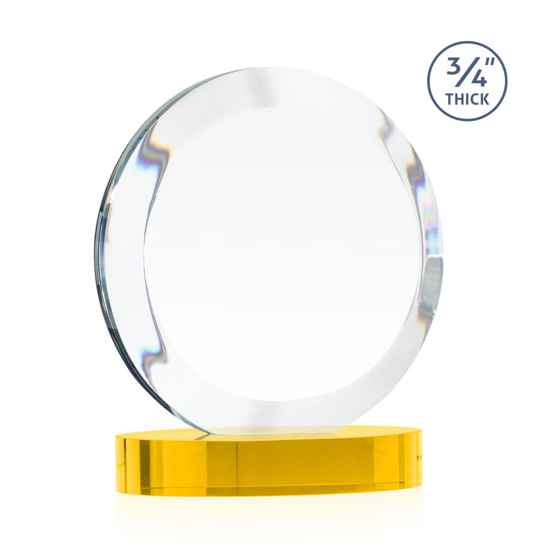 Gibralter Vividprint™ Award on Alberton Base - Gold 7