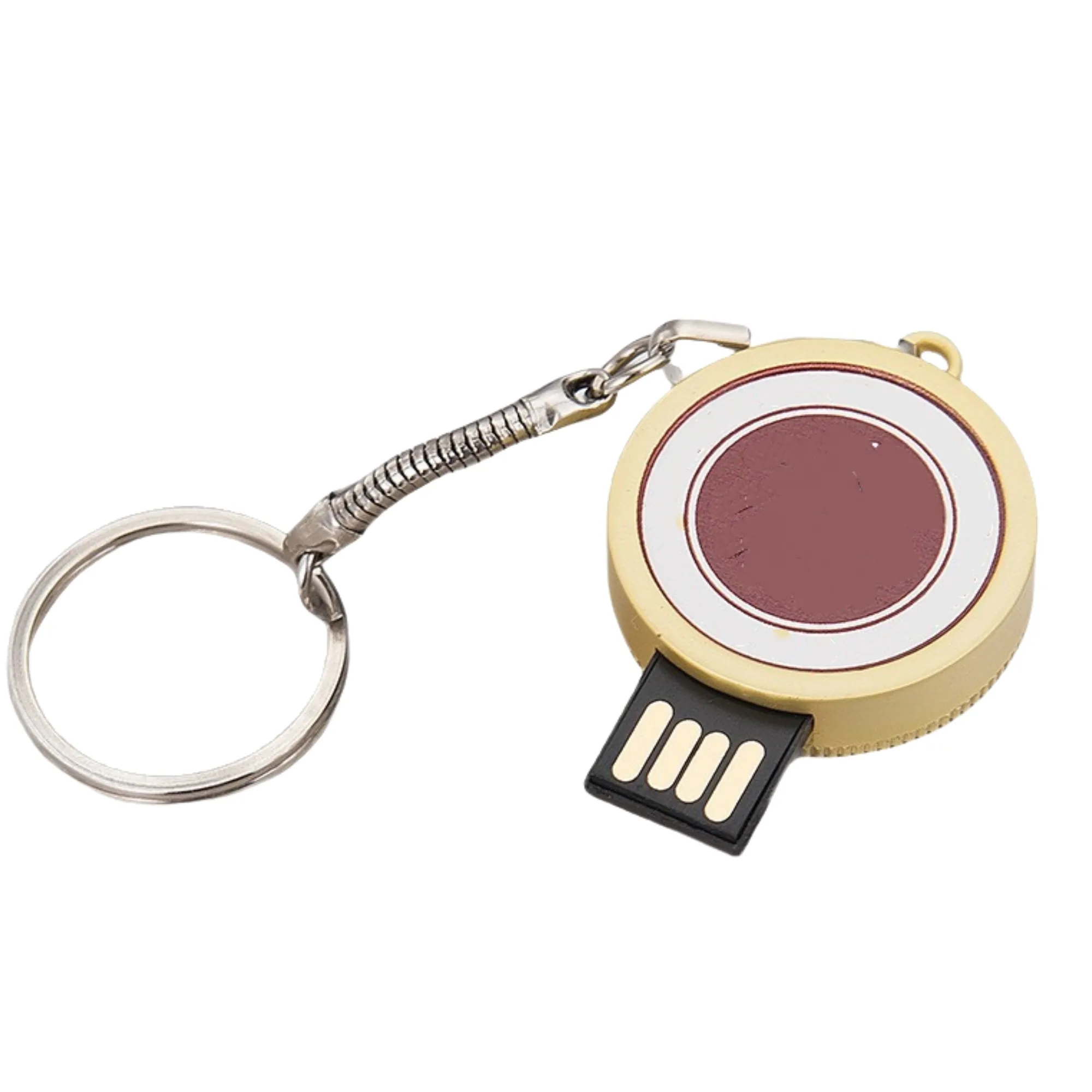 Custom Round School Emblem USB Flash Drive 5