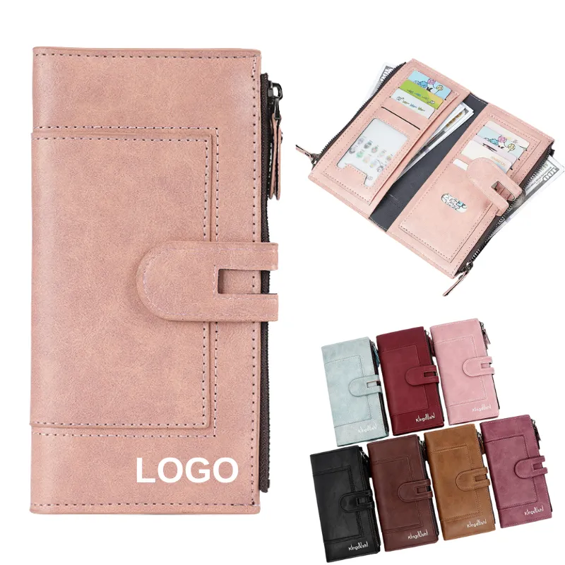 Coin Purse Wallet PU Leather Fashion Phone Bag Card Holder 7
