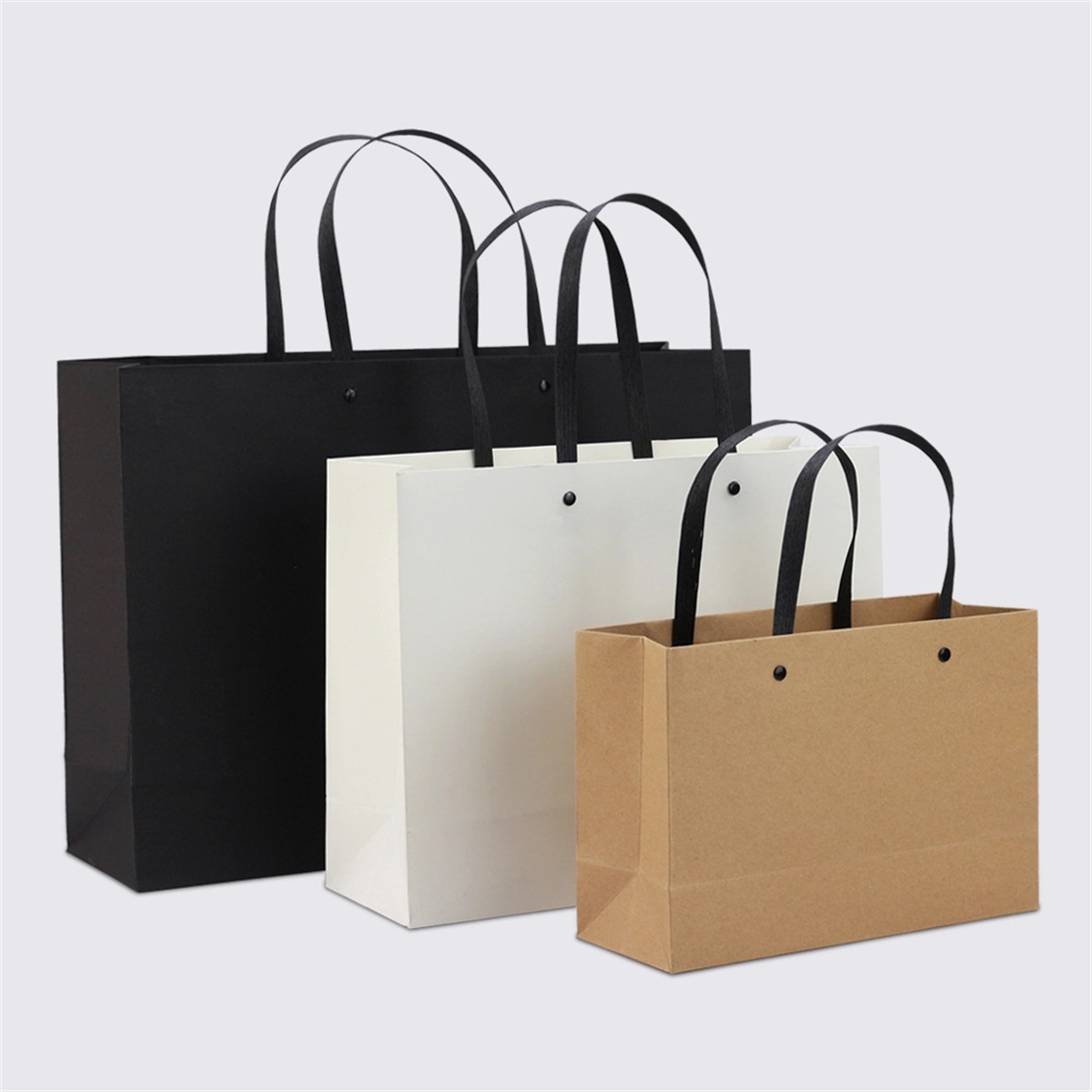 Large Black Gift Paper Bags Bulk 4