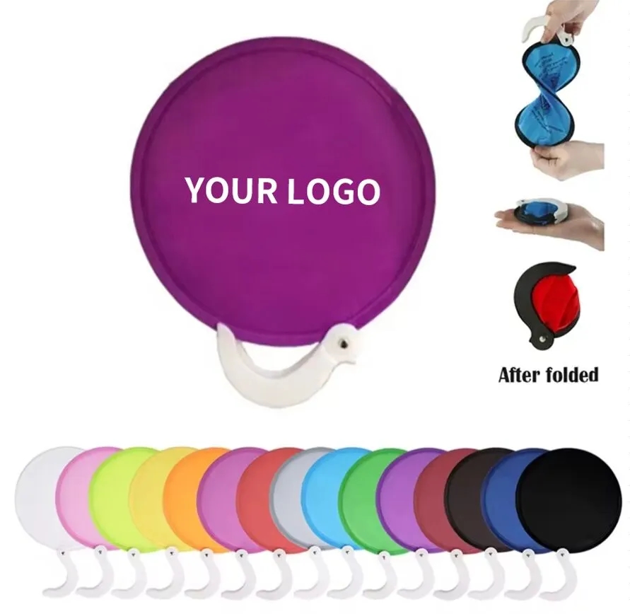 Custom fold up DISC fan with handle 5