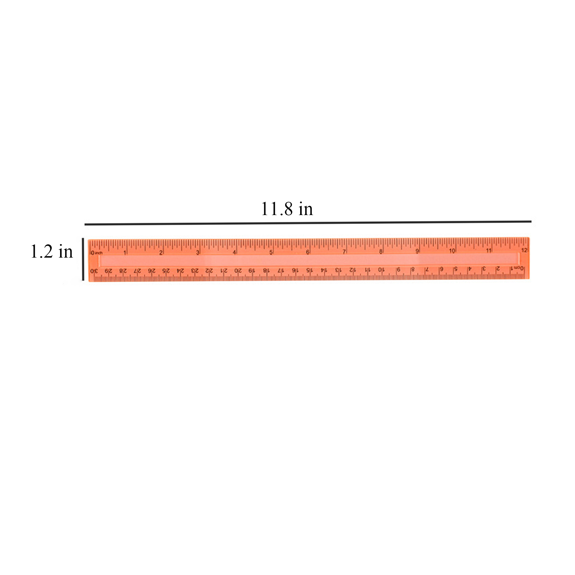 Transparent Plastic Ruler Se 4