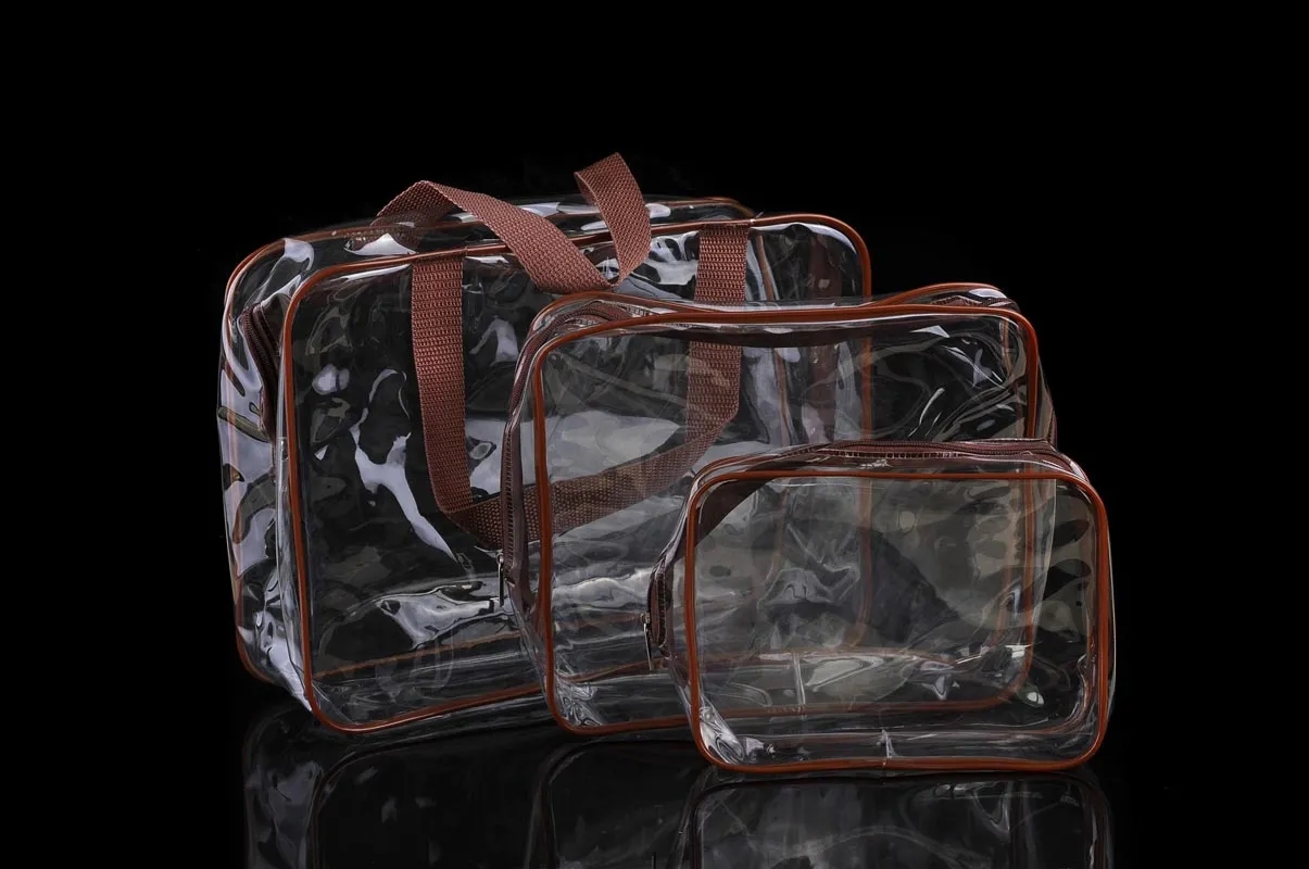 Clear Carry-On Travel Toiletry Bag 8
