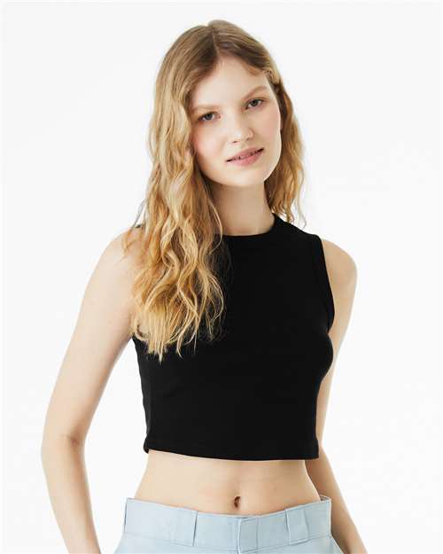 Women's Micro Rib Muscle Crop Tank - 1013 36