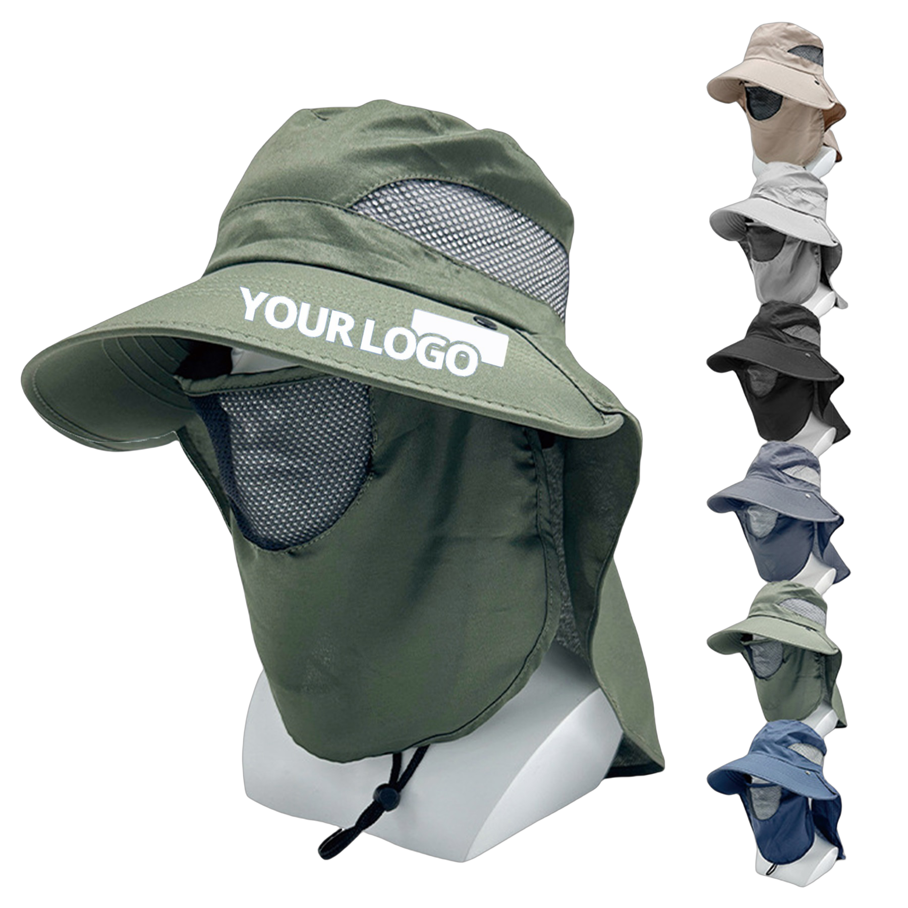 Outdoor Face Covering Sun Hat 2