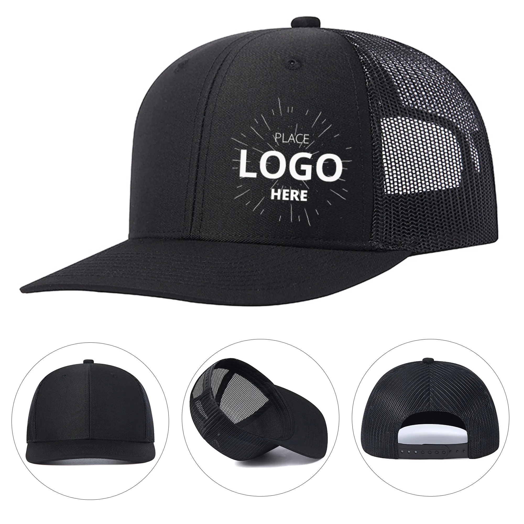 Slightly Curved Mesh Baseball Cap 9