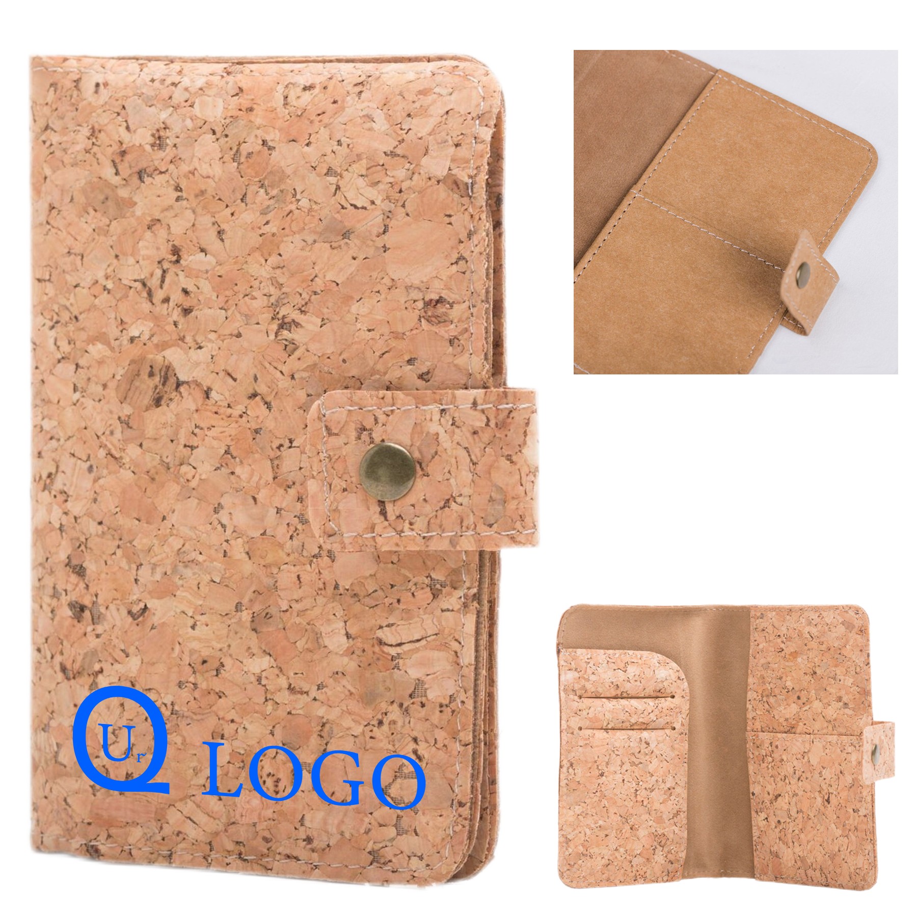 Washed Kraft Card Holder