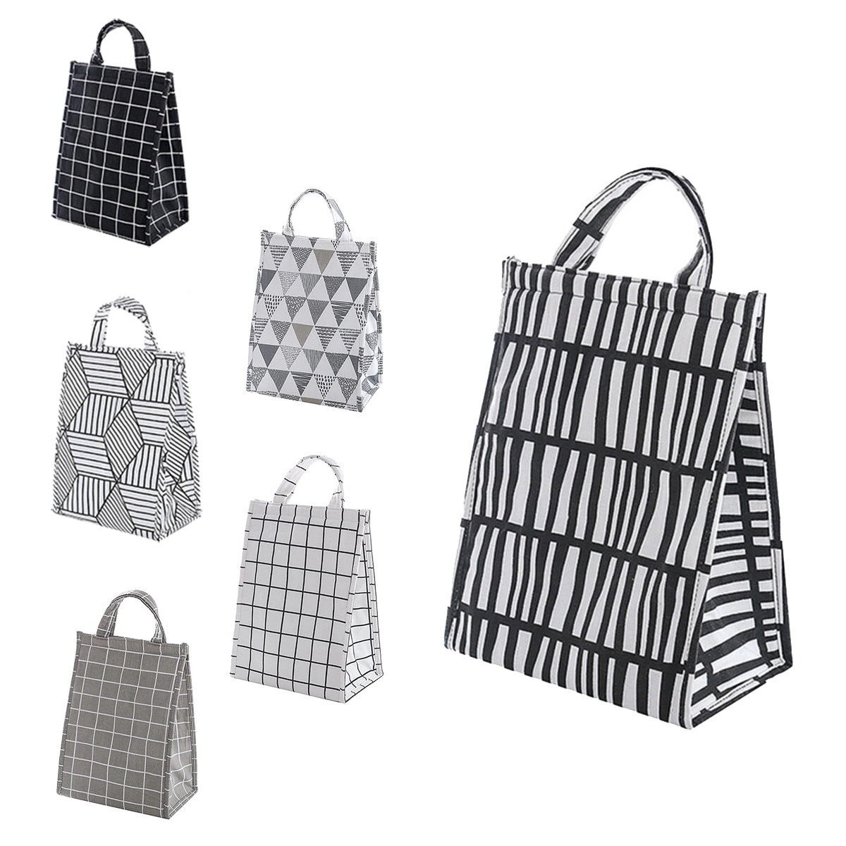 Insulated Lunch Bag Tote Handbag 5