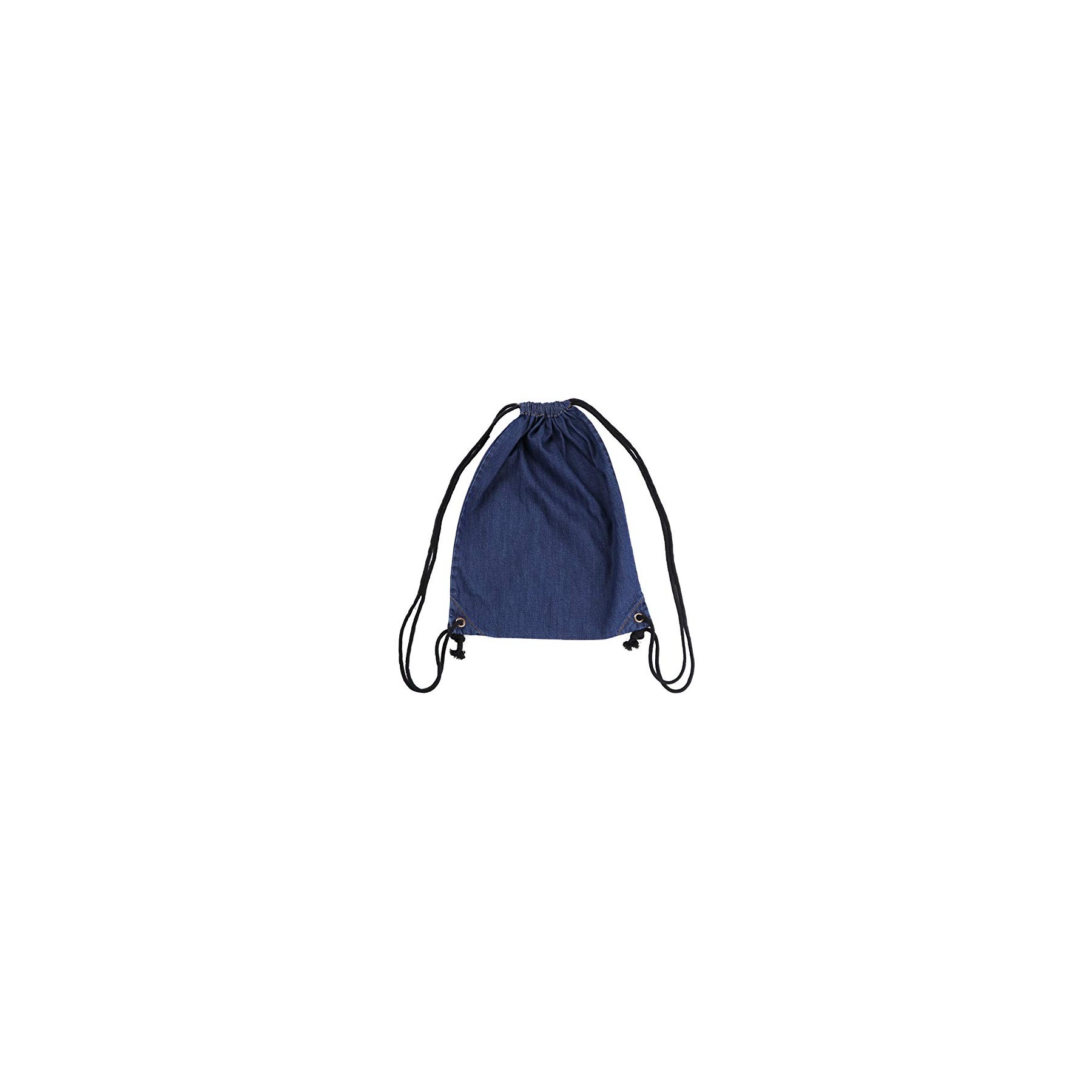 Denim Drawstring Backpacks Gym Beach Camping Trekking 4
