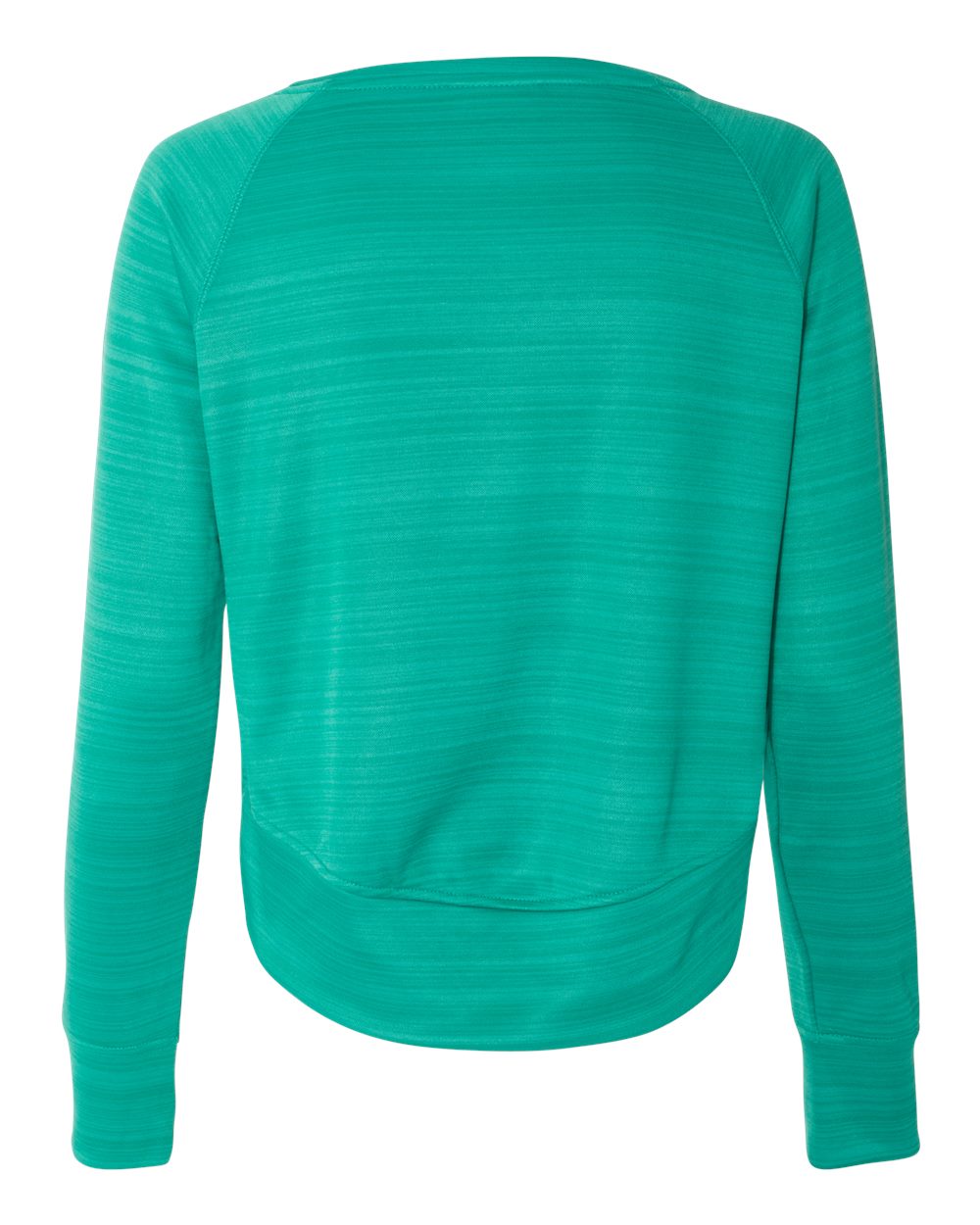 Women's Odyssey Striped Performance Fleece Hi-Low Crewneck Sweatshirt - 8663 14