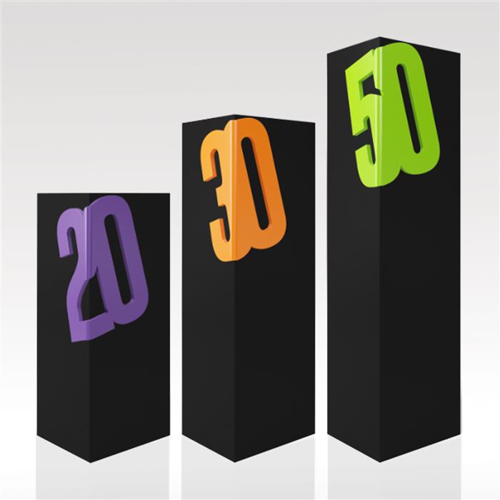 Square EbonyWood 40