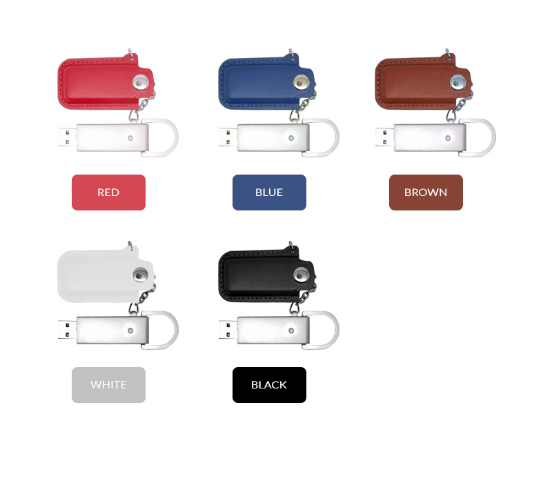 Leather Keyring USB Flash Drive 7