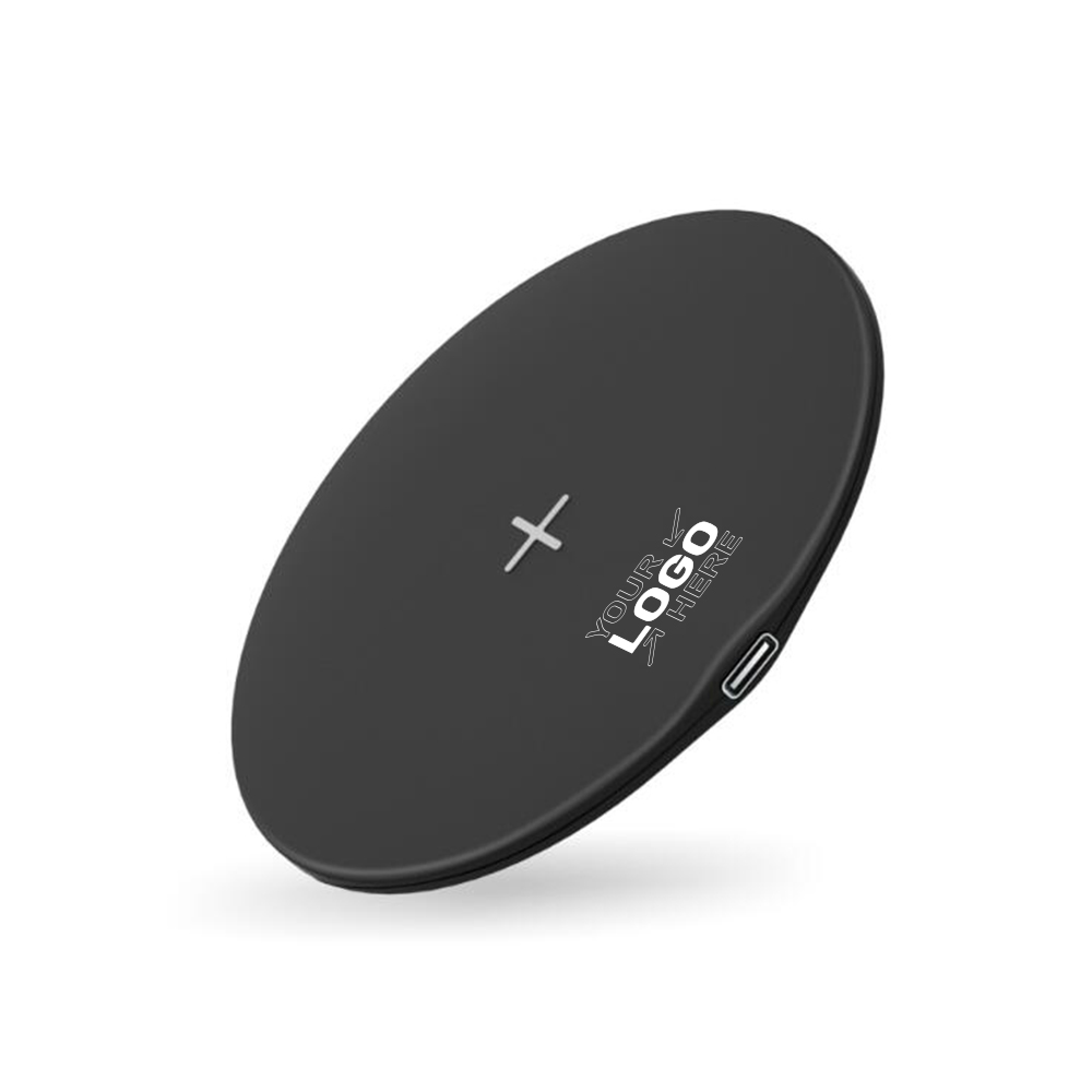 15W QI Desktop Round Mobile Phone Wireless Charger 3