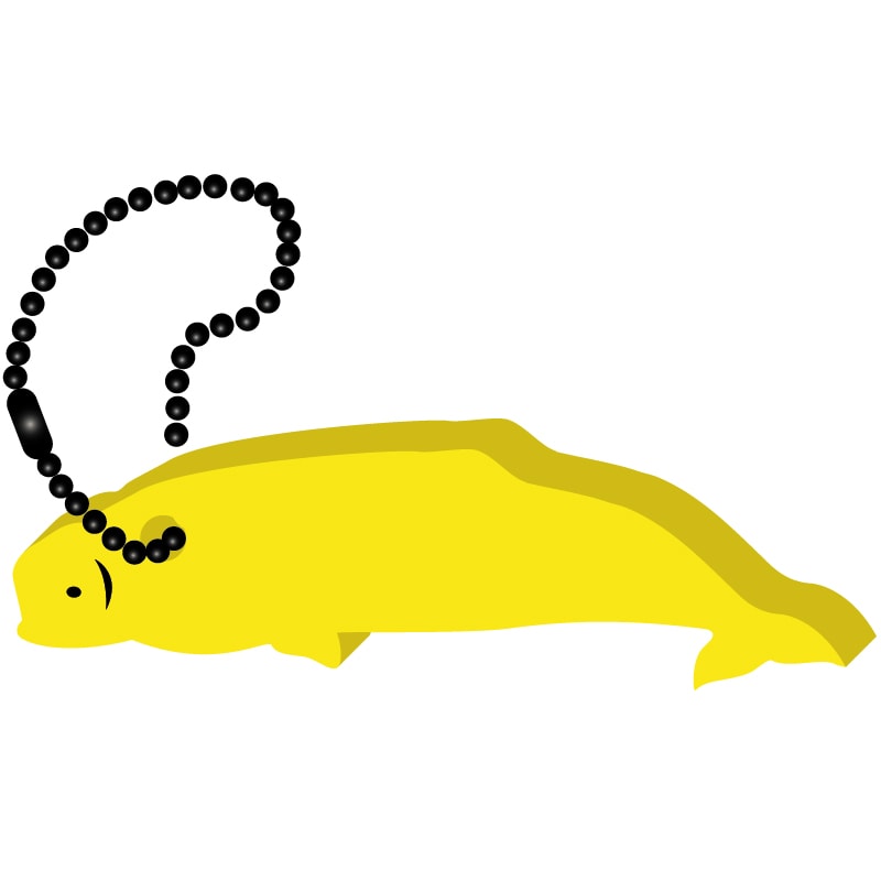 Beluga Whale Key Tag 3
