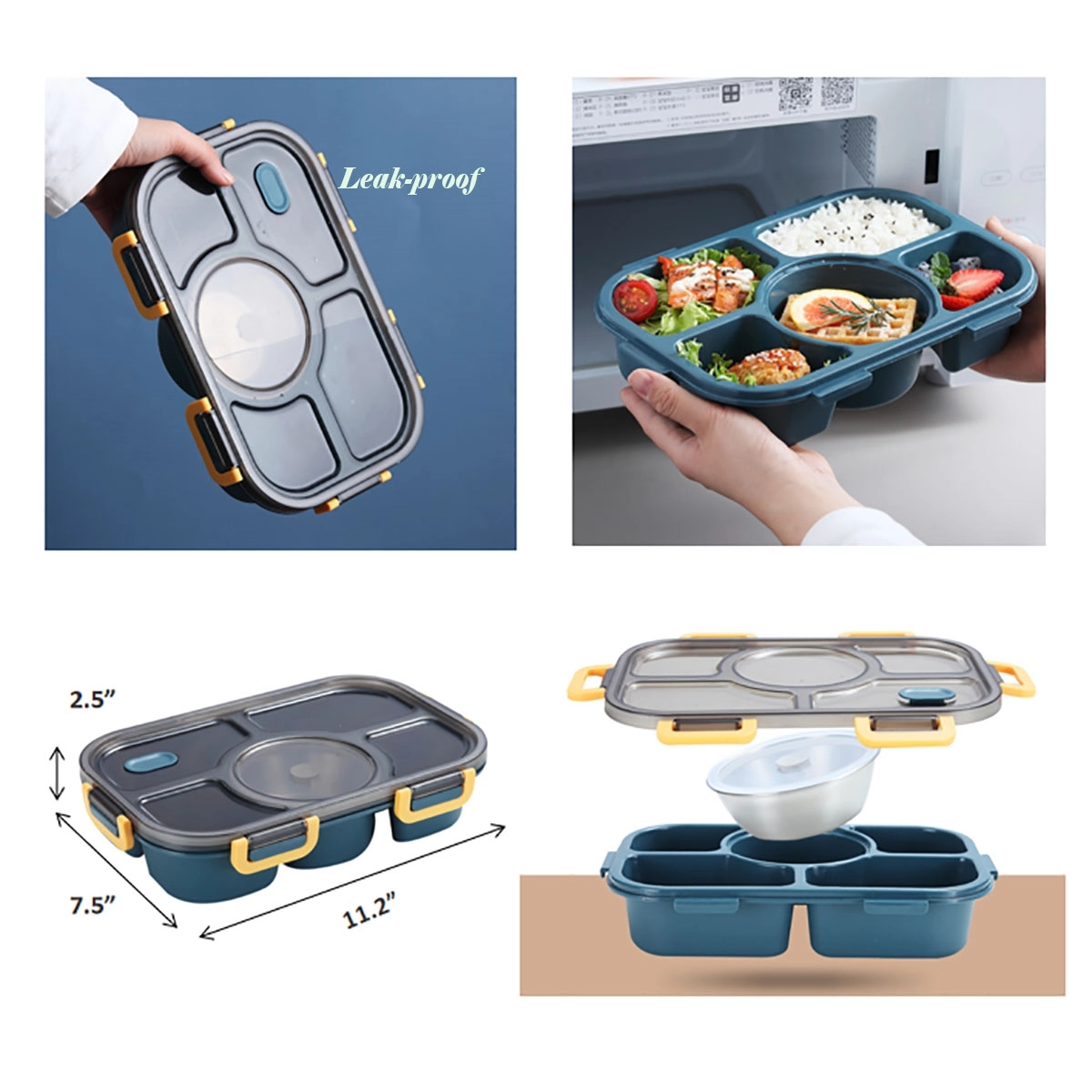 Stainless Steel Leakproof Lunch Box 3