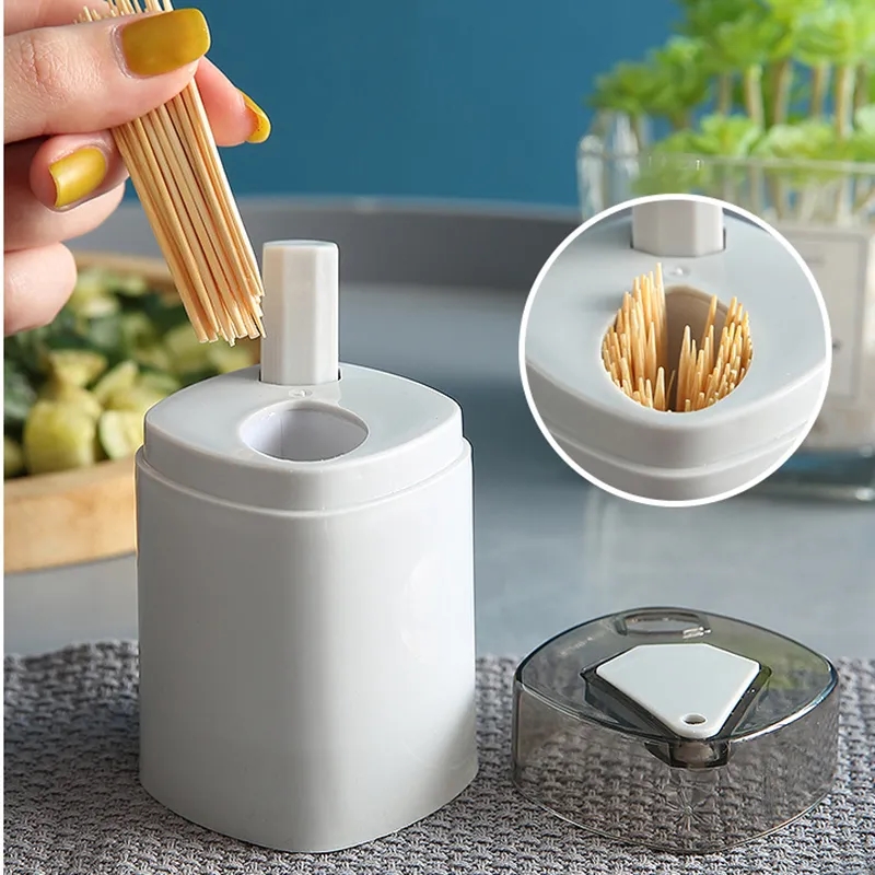 Press Type Automatic Toothpick Holder 5