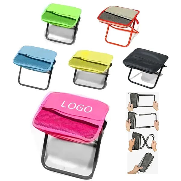 Portable Folding Stool with Carry Case 2