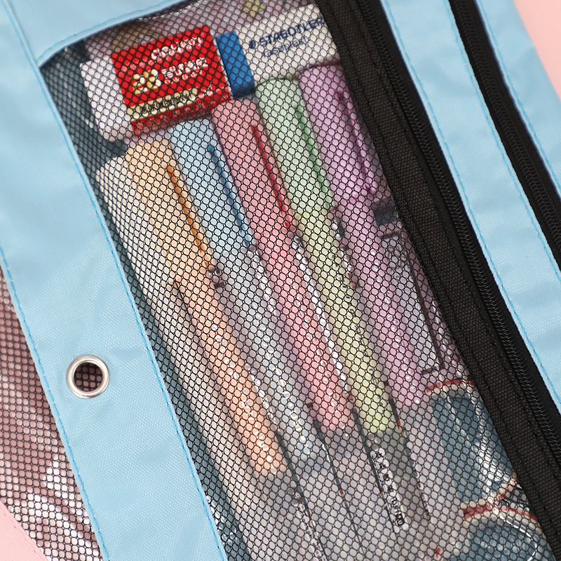 Pencil Pouch with Zipper Pulls for 3 Ring Binder bulk Binder 5