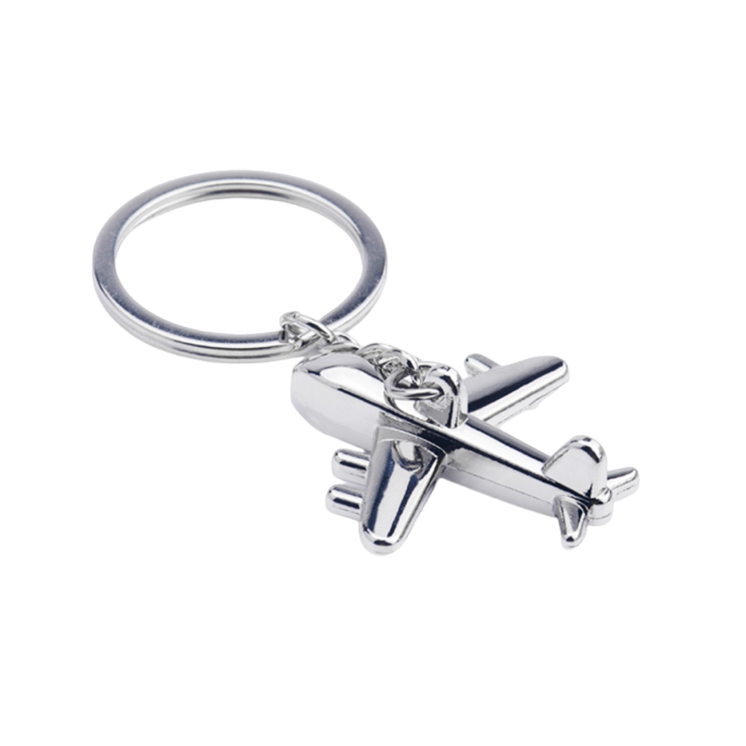 Metal Airplane Keychain 1